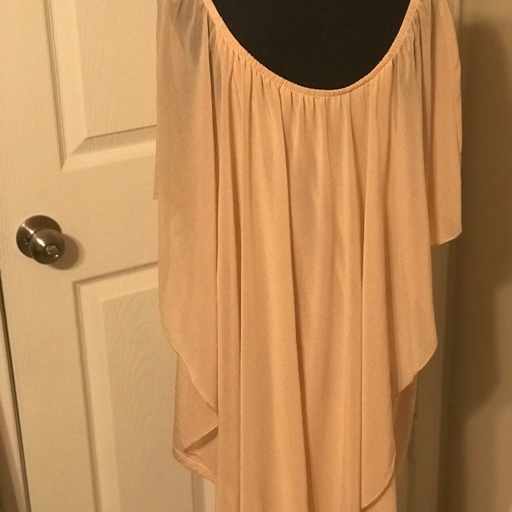 Sheer overlay blouse